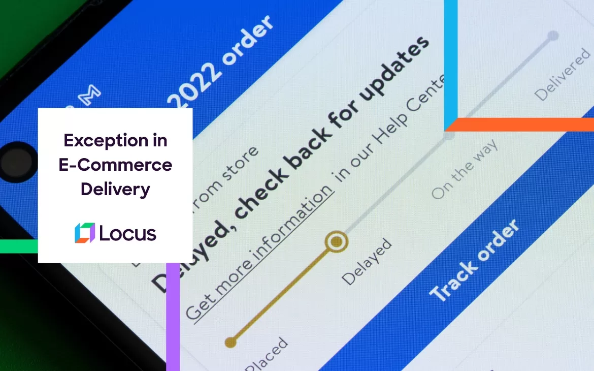 Delivery exception in ecommerce